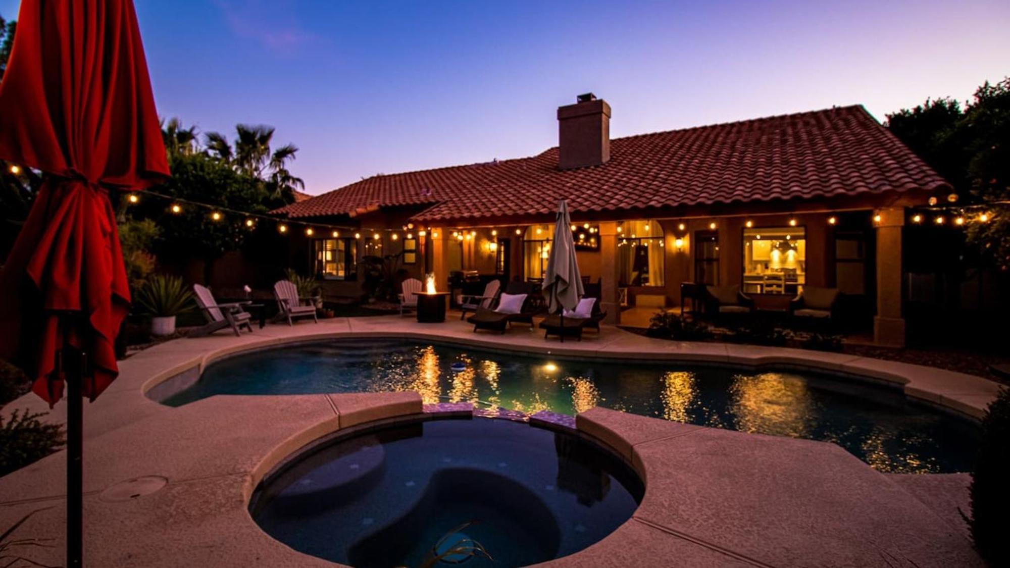 Stunning North Scottsdale Luxury Home Whtd Pool Финикс Екстериор снимка