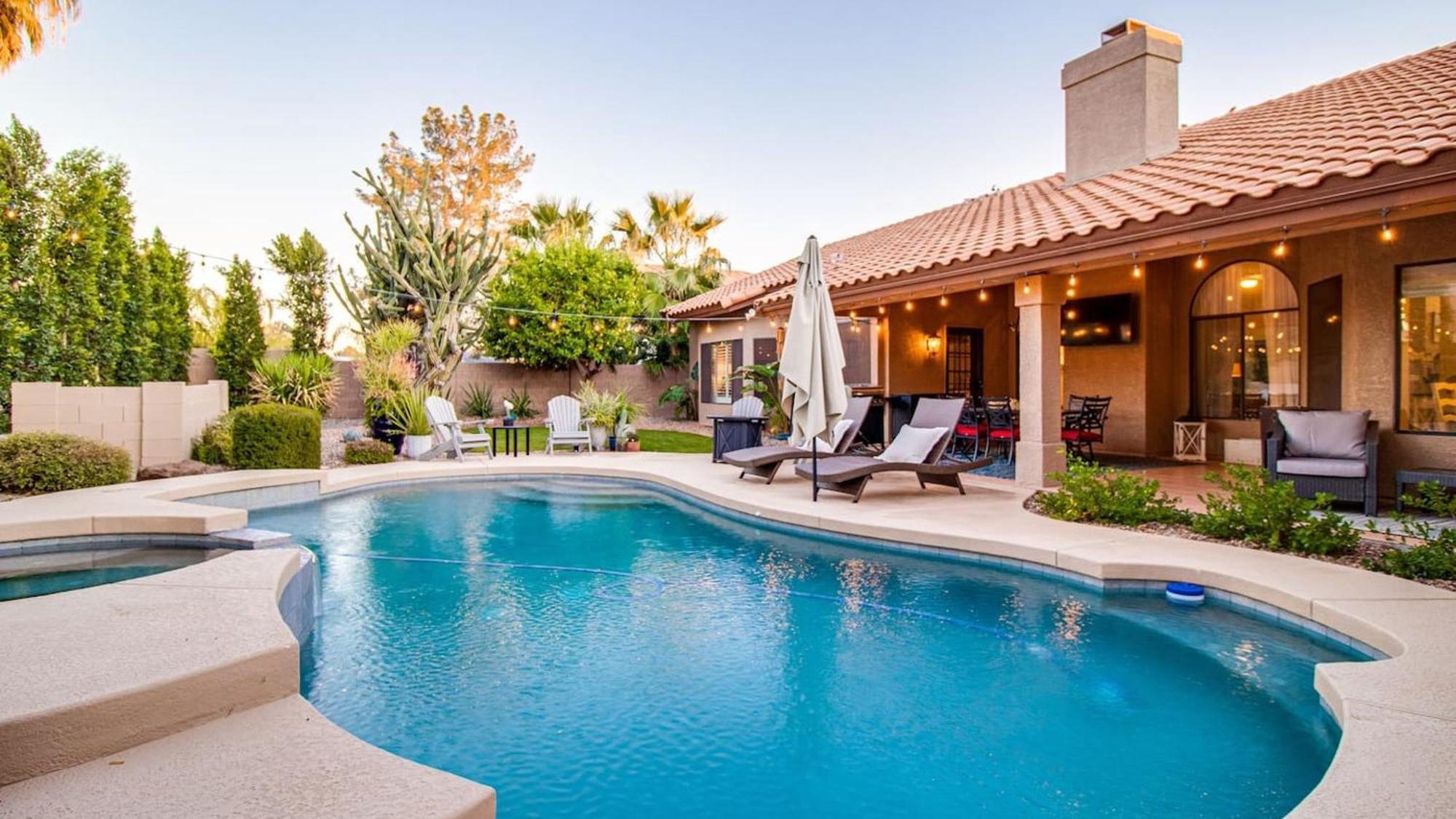 Stunning North Scottsdale Luxury Home Whtd Pool Финикс Екстериор снимка